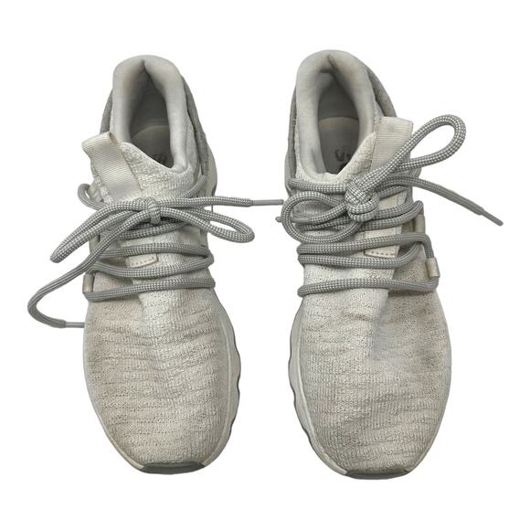 Sorel Kinetic Lace Sneakers White Gray Knit Shoes Size 7 - Picture 8 of 8